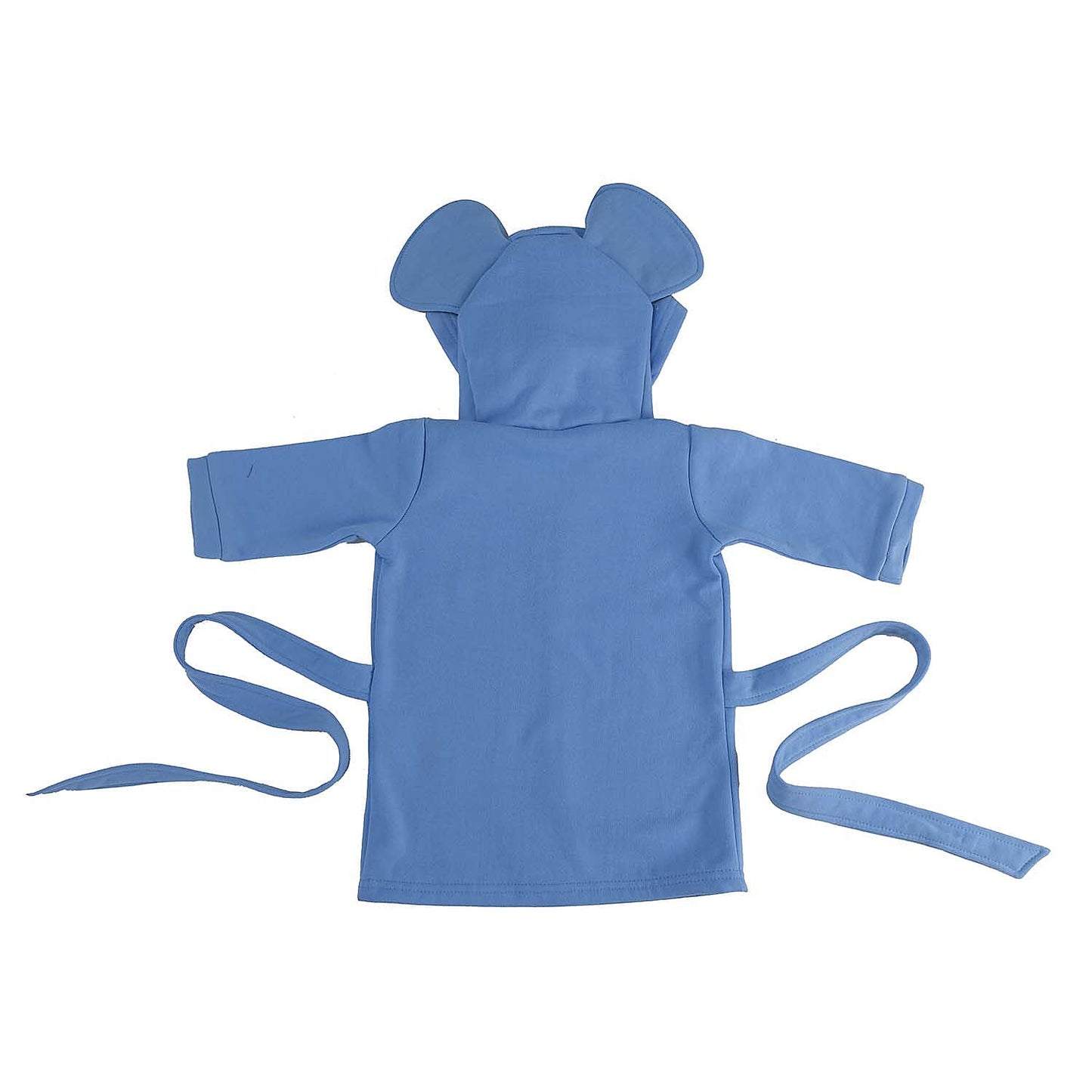 Dark Grey and Pink Elephant Pattern 100% Cotton Knitted Soft Hooded Toddler Baby Bath Towel (26"x11.5")