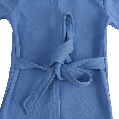 Dark Grey and Pink Elephant Pattern 100% Cotton Knitted Soft Hooded Toddler Baby Bath Towel (26"x11.5")