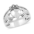 Bali Legacy Sterling Silver Claddagh Ring 6 Grams - Sticky add to cart bar
