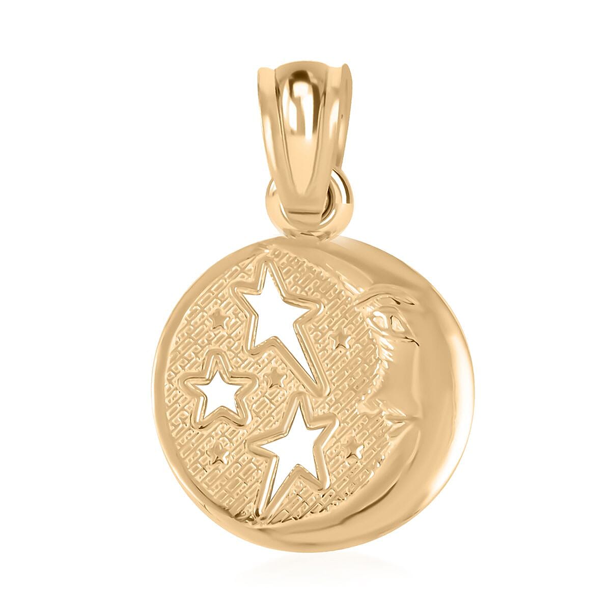 10K Yellow Gold Medallion Pendant
