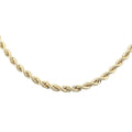 10K Yellow Gold 1.6mm Quint Rope Chain Necklace 22 Inches 1.60 Grams - Sticky add to cart bar