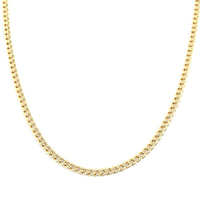 14K Yellow Gold 2mm Cuban Chain Necklace 20 Inches 1.8 Grams