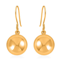 Ankur Treasure Chest 24K Yellow Gold Electroform Beads Dangle Earrings 4.50 Grams