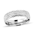 950 Platinum Hammered Textured Band Ring 5.70 Grams - Sticky add to cart bar