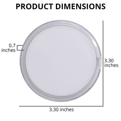 Pink Rechargeable Two-Sided LED Portable Mirror