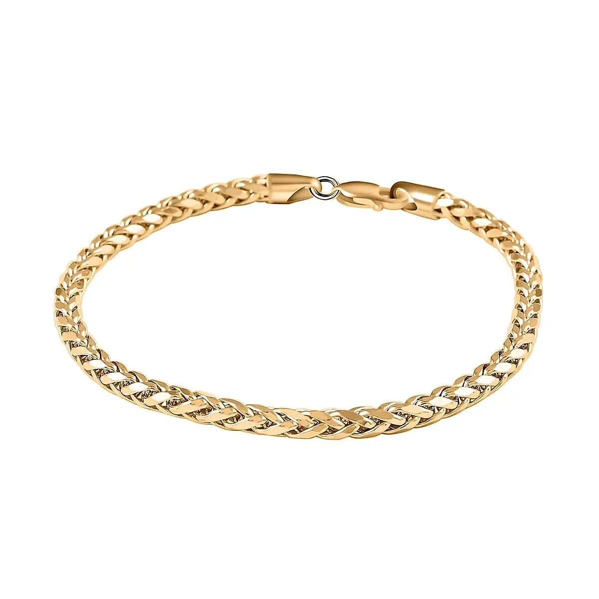 10K Yellow Gold 5mm Palma Bracelet (7.50 In) 7.50 Grams
