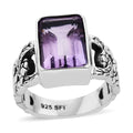 Bali Legacy AAA Rose De France Amethyst Ring in Sterling Silver (Size 10.0) 7.40 ctw - Sticky add to cart bar
