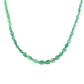 Rhapsody AAAA Zambian Emerald Beaded Necklace, Graduated Single Strand Beaded Necklace, 18 Inch Necklace In 950 Platinum 60.00 ctw - Sticky add to cart bar