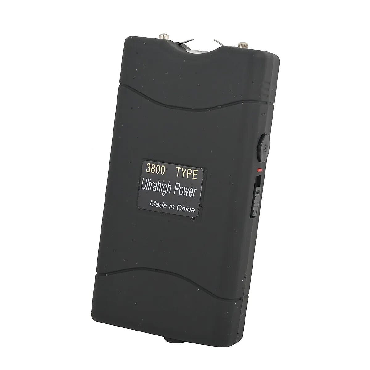 TLV Black Stun Gun with Flashlight