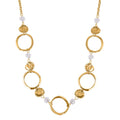 Simulated Pearl Necklace in Goldtone 28-30 Inches - Sticky add to cart bar