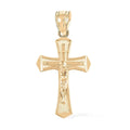 Crucifix Pendant, Cross Pendant, 10K Yellow Gold Pendant, Gold Jewelry, Gold Cross Pendant 0.70 Grams - Sticky add to cart bar