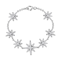 Moissanite Bracelet in Platinum Over Sterling Silver (7.25 In) 1.50 ctw