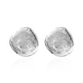 Polki Diamond Solitaire Stud Earrings in Platinum Over Sterling Silver 0.50 ctw - Sticky add to cart bar