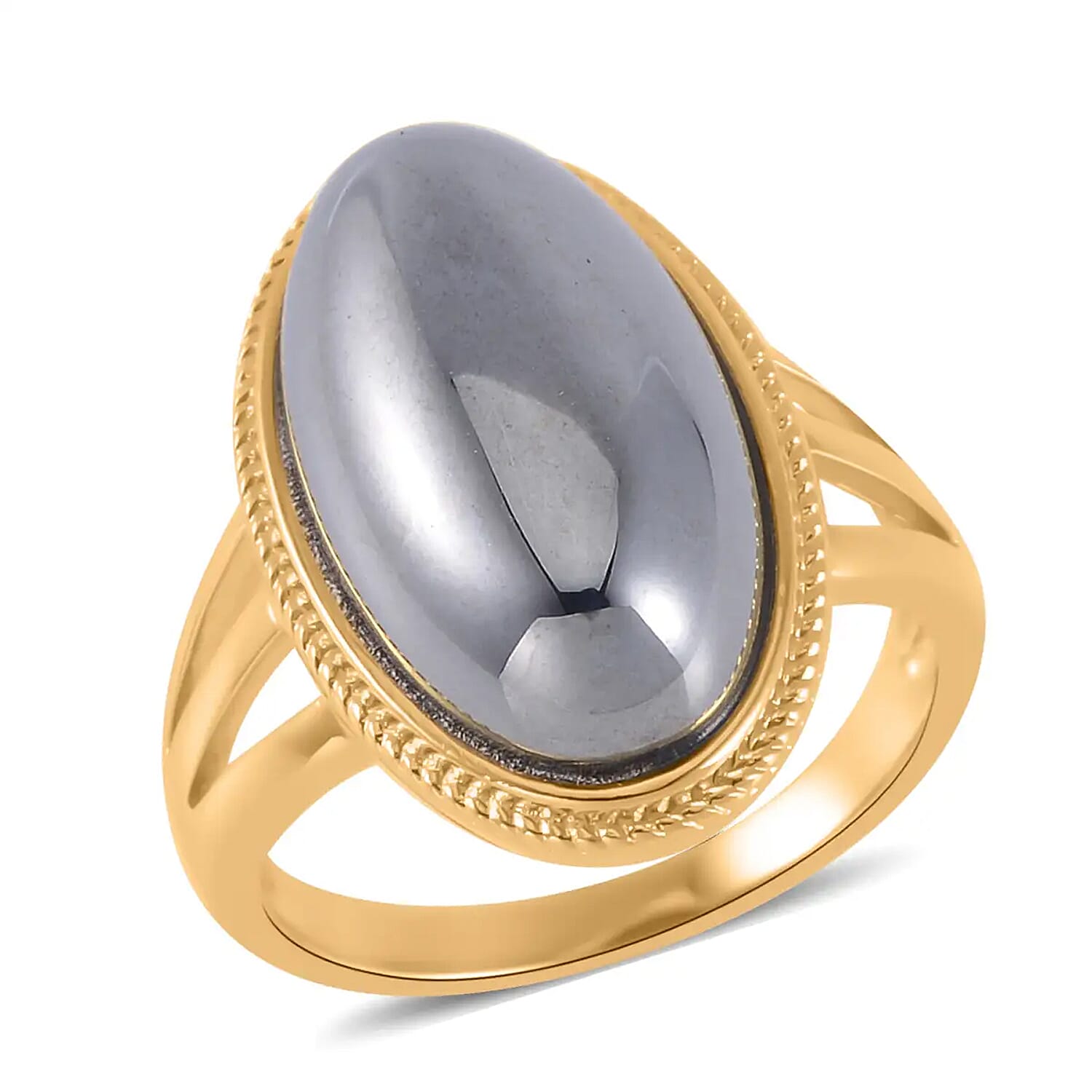 Terahertz Solitaire Ring in Goldtone 12.50 ctw