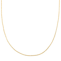 Margherita Italian Chain Necklace with Slider in 14K Yellow Gold 3.35 Grams 24 Inches