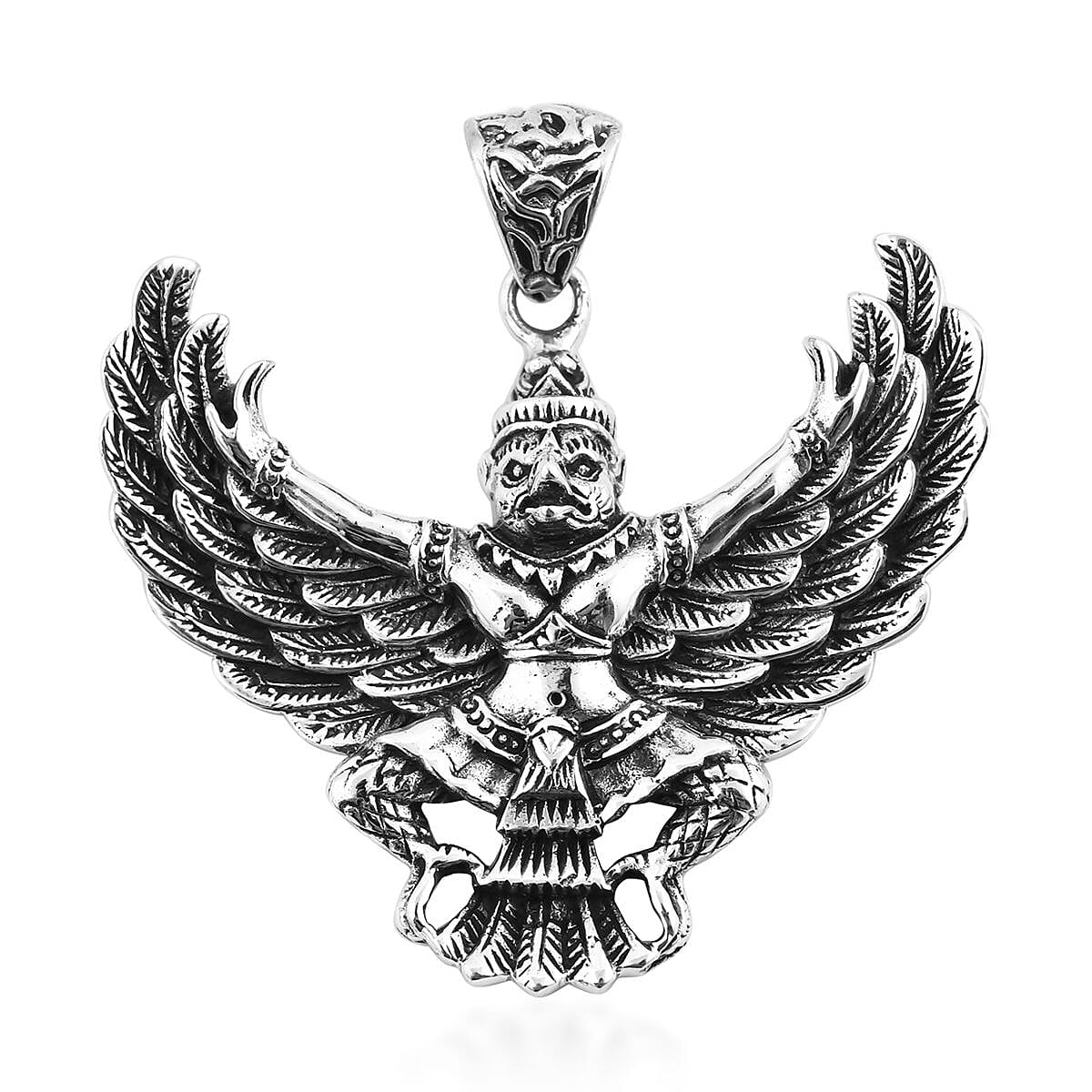 Bali Legacy Sterling Silver God Garuda Pendant 12.50 Grams