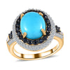 Sleeping Beauty Turquoise & Ceylon Blue Sapphire