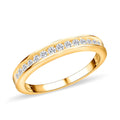 10K Yellow Gold Diamond Band Ring (Size 6.75) 0.25 ctw - Sticky add to cart bar