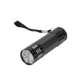 Black 9 LED UV Flash Light (3xAAA Battery Not Included) - Sticky add to cart bar