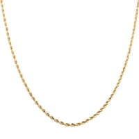 Seta Corda Italian 10K Yellow Gold 1.5mm Chain Necklace 20 Inches 1.15 Grams