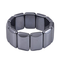 Terahertz 465.00 ctw Cushion Block Stretch Men's Bracelet (7.5-8In)