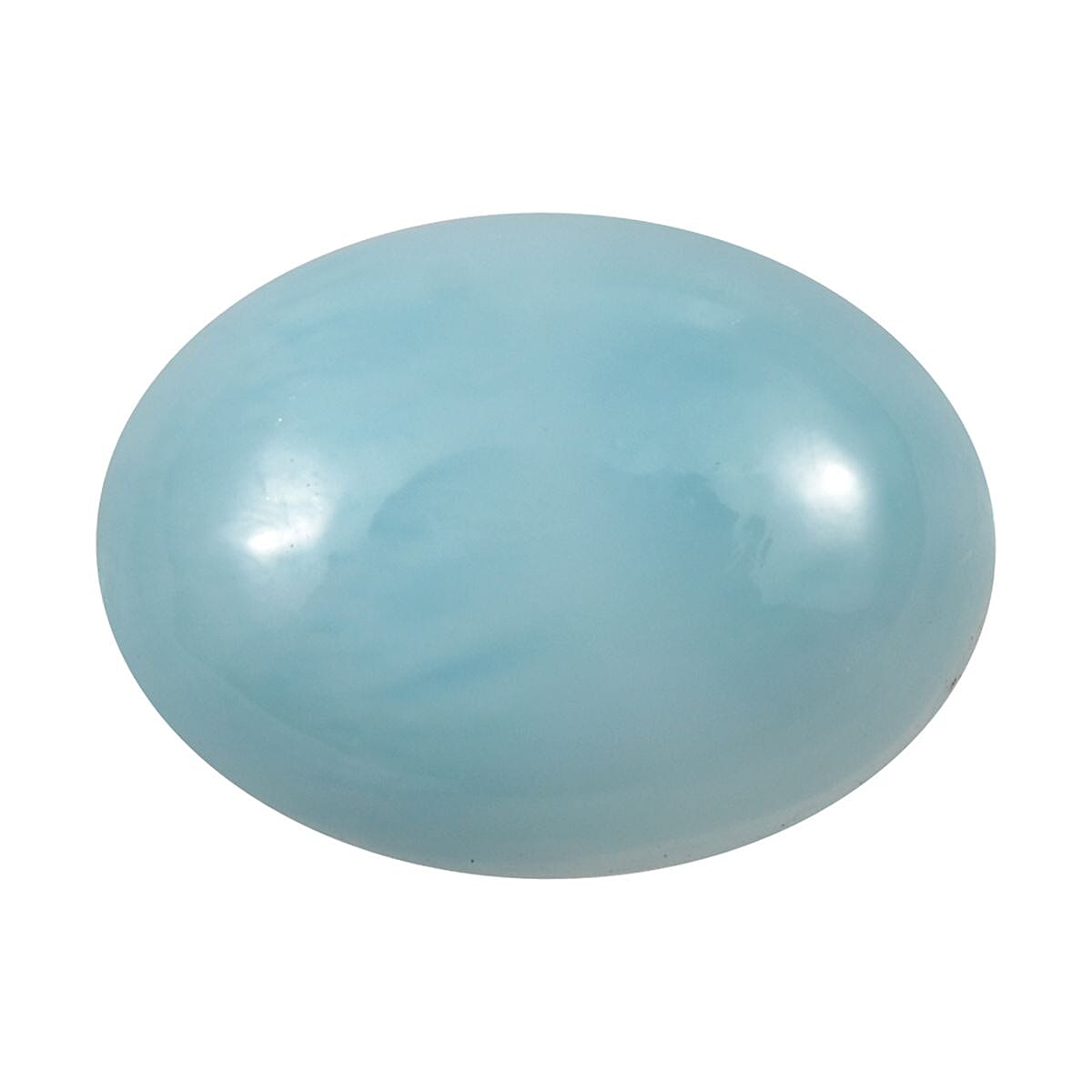 Larimar (Ovl 8x6 mm) 1.07 ctw Loose Gemstone