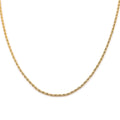 10K Yellow Gold 2.5mm Rope Necklace 22 Inches 3.65 Grams - Sticky add to cart bar