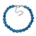Malgache Neon Apatite Bracelet in Rhodium Over Sterling Silver (7.50-8.5In) 65.00 ctw - Sticky add to cart bar