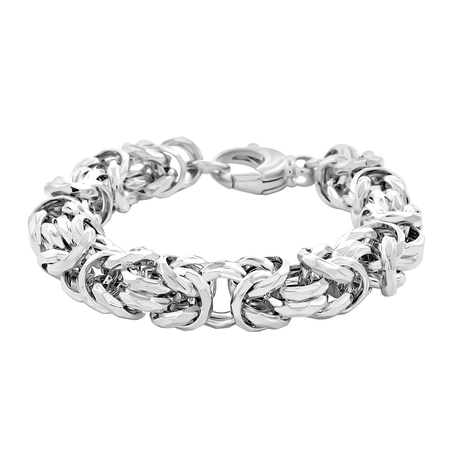 Italian Sterling Silver Bracelet (8.00 In) 30.3 Grams