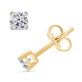 SGL Certified Luxuriant Lab Grown Diamond VS 2.00 ctw Stud Earrings in 14K Yellow Gold - Sticky add to cart bar