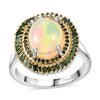Ethiopian Welo Opal & Green Diamond