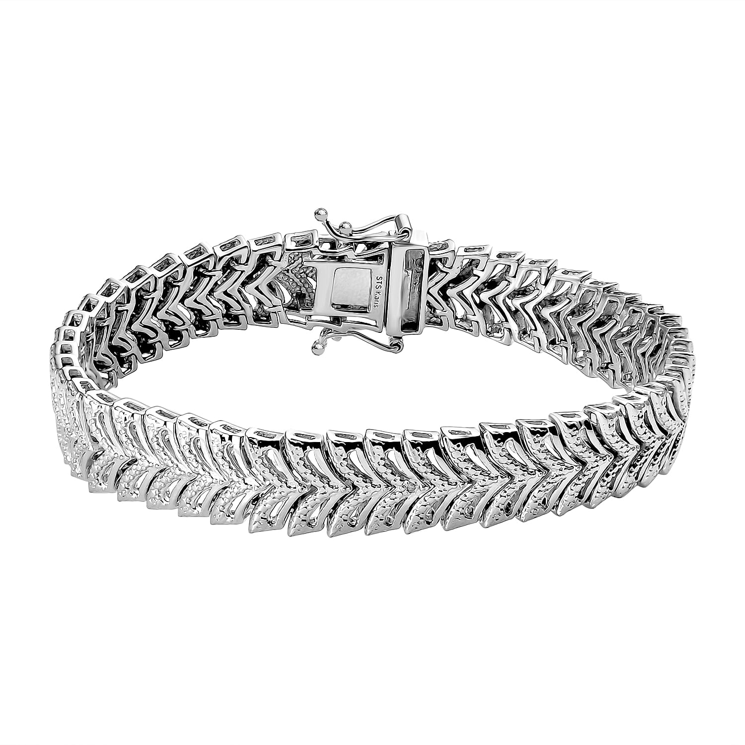Karis Diamond Bracelet in Platinum Bond (7.25 In)