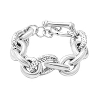 Sterling Silver Bracelet (6.50 In) (16.94 g)