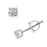 14K White Gold Luxuriant Lab Grown Diamond (G, VS) Earrings (Del. in 12-15 Days) 0.50 ctw