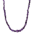 African Amethyst 75.00 ctw Necklace in Stainless Steel 18 Inches - Sticky add to cart bar