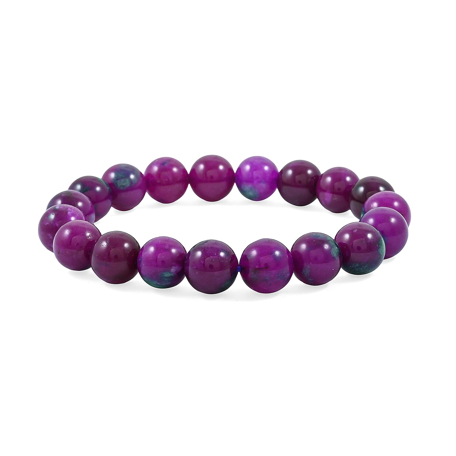 Multi Color Quartz Beaded Beaded Stretch Bracelet 175.00 ctw