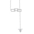 Clarte Tetris Collection Moissanite 0.96 ctw Necklace in Sterling Silver 18-20 Inches - Sticky add to cart bar