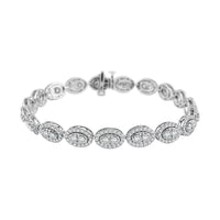Verigold Diamond 6.12 ctw Bracelet in 10K White Gold (7.50 In) 10.50 Grams