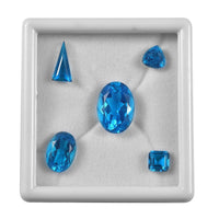 Caribbean Quartz Set of 5 (Mix Mix Size) 25.00 ctw