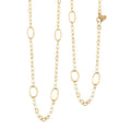 Italian Heart Curb Chain Necklace in 10K Yellow Gold 3.1 Gram 18-20 Inches - Sticky add to cart bar