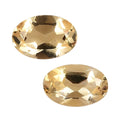 Brazilian Citrine Set of 2 (Ovl 6x4 mm) 0.76 ctw - Sticky add to cart bar