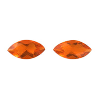 Premium Jalisco Fire Opal Set of 2 (Mrq 5x2.5 mm) 0.16 ctw