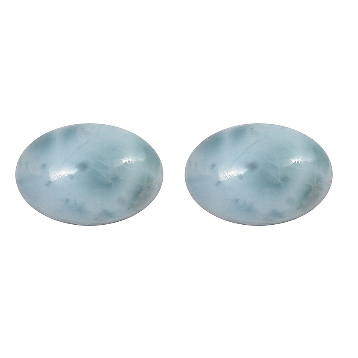 AA Larimar Set of 2 (Ovl 6x4 mm) 0.95 ctw