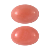 AAA Peach Opal Set of 2 (Ovl 6x4 mm) 0.63 ctw
