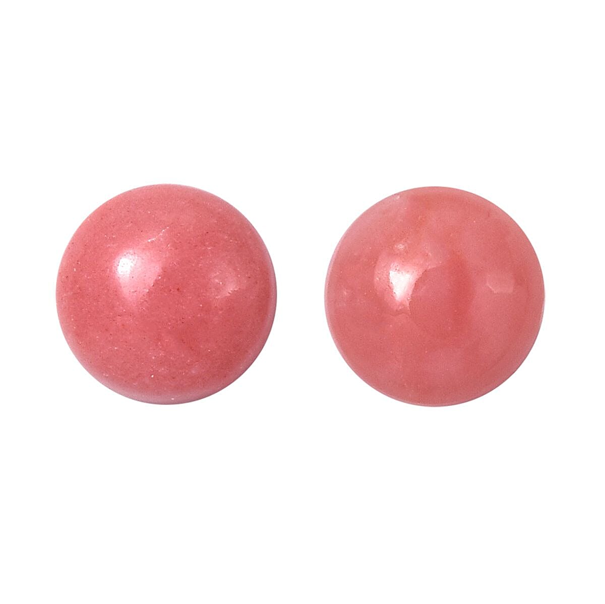 Peach Opal Set of 2 (Rnd 5 mm) 0.69 ctw