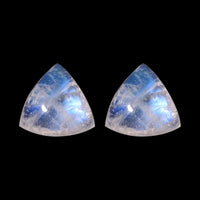 Rainbow Moonstone Set of 2 (Trl 5 mm) 1.15 ctw