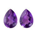 African Amethyst Set of 2 (Pear 7x5 mm) 1.17 ctw - Sticky add to cart bar