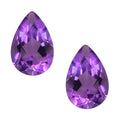Uruguayan Amethyst Set of 2 (Pear 6x4 mm) 0.76 ctw - Sticky add to cart bar