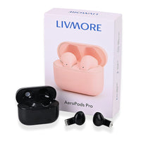 Black Bluetooth Earbuds with Display