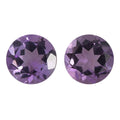 Mashamba Amethyst Set of 2 (Rnd 5 mm) 0.84 ctw Loose Gemstone - Sticky add to cart bar